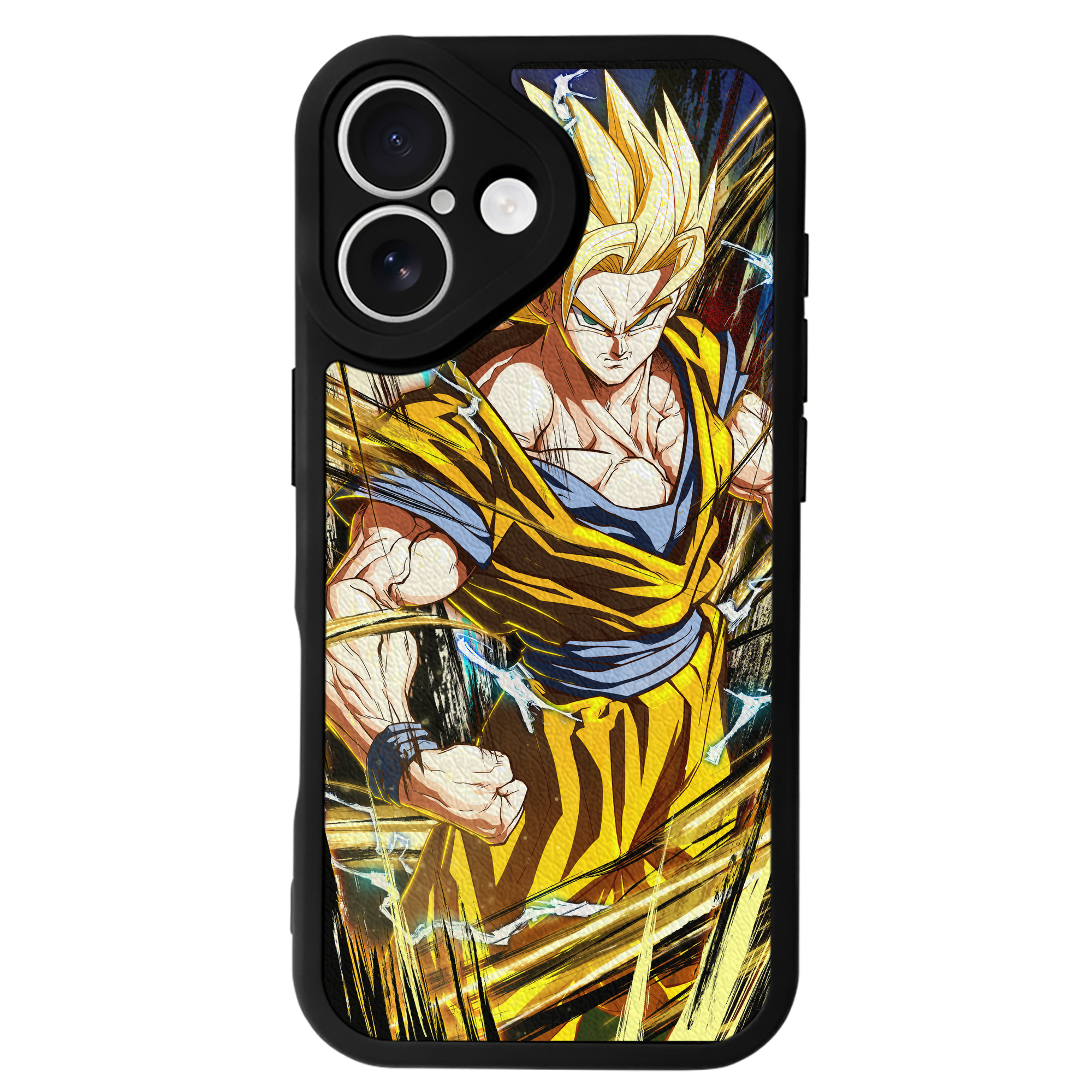 （画像用） ドラゴンボール DRAGON BALL 【iPhone 16シリーズ対応】シリコンスマホケース（レザー調） 材質：シリコン